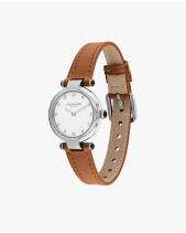 Đồng Hồ Nữ Dây Da Nâu Coach Carry - belovedbeyond.com