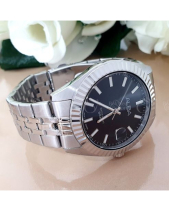 Đồng Hồ Nam Dây Kim Loại Màu Bạc Alba Date Cutting - belovedbeyond.com