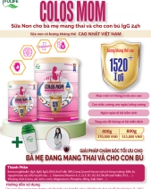 Sữa Non Colos Mom Cho Bà Mẹ Mang Thai, Cho Con Bú - belovedbeyond.com