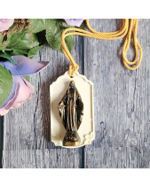 Đá Gốm Đức Mẹ Maria Sơn Mài - belovedbeyond.com
