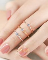Nhẫn Little Vow Vàng Vàng 18K - belovedbeyond.com