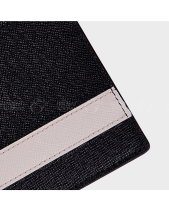 Ví Nam Da Bò Saffiano Phối Màu Phong Cách Dfa261 - belovedbeyond.com