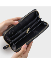 Ví Cầm Tay Dáng Dài Hoạ Tiết Cách Điệu Dfn258 - belovedbeyond.com