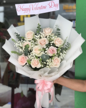 Bó Hoa Hồng Kem - belovedbeyond.com