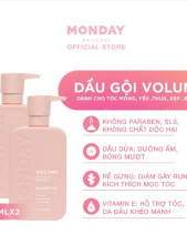 Combo 2 Dầu Gội Monday - Volume - belovedbeyond.com