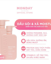 Combo Gội Xả Monday Moisture - belovedbeyond.com