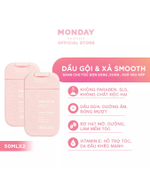 Combo Gội Xả Monday Smooth - Travel Size - belovedbeyond.com