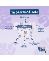 Tã Dán Hey Tiger Cho Bé Size Nb (3-5Kg) (84 Miếng) - belovedbeyond.com