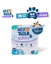 Tã Dán Hey Tiger Cho Bé Size M (6-11Kg) (64 Miếng) - belovedbeyond.com