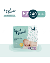 Tã Dán Rascal + Friends Size Nb (3-5Kg) (80 Miếng) - belovedbeyond.com