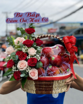 Giỏ Hoa Và Trái Cây Ht01 - belovedbeyond.com