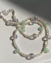 Vòng Tay - Vòng Cổ Sage Green Không Charm - belovedbeyond.com