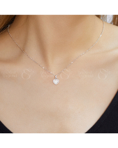 Dây Chuyền Bạc 925 Đính Đá Hình Trái Tim_Vyn505 - belovedbeyond.com