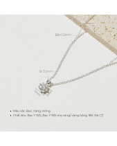 Dây Chuyền Bạc 925 Đính Đá Shine Bright_Vcn06 - belovedbeyond.com