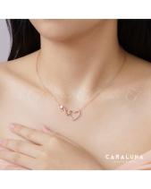 Dây Chuyền Bạc 925 Trái Tim Vô Cực Đính Đá_Vyn11 - belovedbeyond.com