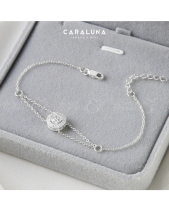 Lắc Tay Bạc 925 Tròn Đính Đá Lấp Lánh_Vyb30 - belovedbeyond.com