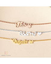 Vòng Cổ Cho Bé Theo Tên Với Charm Trên Dây - belovedbeyond.com