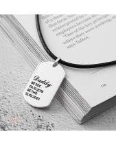 Dây Da Mặt Bạc Dog Tag Khắc Tên Gia Đình Cho Nam - belovedbeyond.com
