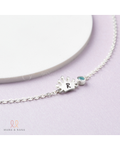 Vòng Tay/ Lắc Chân Chữ Cái Với Đá Quý Theo Mệnh - belovedbeyond.com