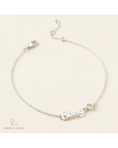 Lắc Tay Khắc Tên Cho Bé Gái Kèm Đá Quý Theo Mệnh - belovedbeyond.com