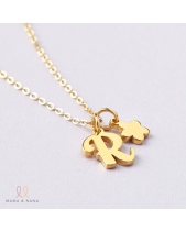 Dây Chuyền Chữ Cái Với Charm Cute Cho Bé - belovedbeyond.com