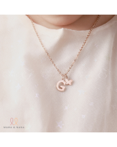 Dây Chuyền Chữ Cái Với Charm Cute Cho Bé - belovedbeyond.com