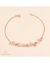 Lắc Tay Bạc Khắc Tên Gia Đình Ý Nghĩa Xi Vàng - belovedbeyond.com