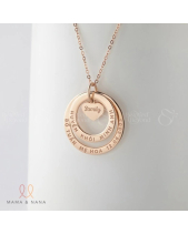 Vòng Cổ Khắc Tên Với Charm Tim Xi Vàng - belovedbeyond.com
