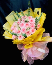 Bó Hoa Ohara Hồng 007 - belovedbeyond.com