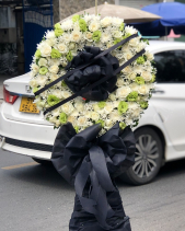 Lẵng Hoa Chia Buồn - Thiên Thu Cb159 - belovedbeyond.com