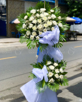 Lẵng Hoa Chia Buồn - Cõi Vĩnh Hằng Cb149 - belovedbeyond.com