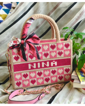 Túi Thêu Tên Theo Họa Tiết Thiết Kế Sẵn Size 2Xcm - belovedbeyond.com