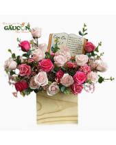 Cảm Ơn Cô - Hoa Sáp Tone Hồng - belovedbeyond.com