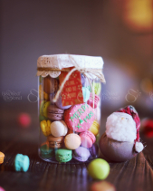 Hũ Thủy Tinh 70 Chiếc Bánh Macaron Mini - belovedbeyond.com
