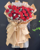 Bó Hoa Hồng Red Ohara - belovedbeyond.com