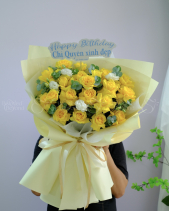 Bó Hồng Vàng Helen - belovedbeyond.com