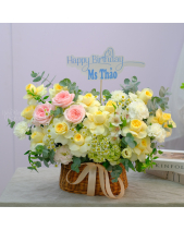 Giỏ Hoa Chúc Mừng - belovedbeyond.com