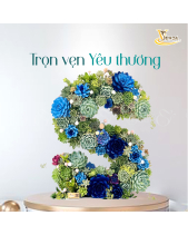 [Giữ Lại Rễ] For You_Chữ Cái Theo Tên Kết Bằng Hoa - belovedbeyond.com