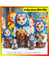 Búp Bê Nga 5 Lớp 18Cm Misa Ôm Táo Siêu Cute - belovedbeyond.com