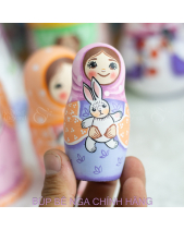 Bộ Búp Bê Nga Matryoshka 5 Lớp 18Cm 