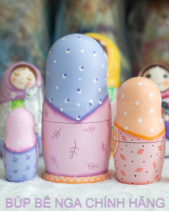 Bộ Búp Bê Nga Matryoshka 5 Lớp 18Cm 