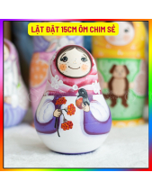 Búp Bê Lật Đật Nga Bằng Gỗ Size 15Cm Cực Dễ Thương - belovedbeyond.com