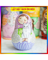 Búp Bê Lật Đật Nga Bằng Gỗ Size 15Cm Cực Dễ Thương - belovedbeyond.com