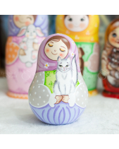 Búp Bê Lật Đật Nga Bằng Gỗ Size 15Cm Cực Dễ Thương - belovedbeyond.com