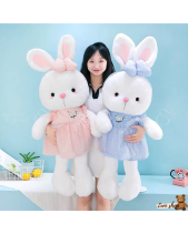 Thỏ Váy Kẻ Nơ Xanh - belovedbeyond.com