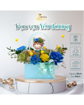 Khôi Ngô_Giỏ Hoa Sen Đá Làm Quà Tặng_Vsenda - belovedbeyond.com