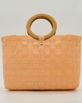 Túi Đan Handmade Quai Gỗ Cầm Tay - belovedbeyond.com