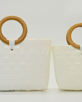 Túi Đan Handmade Quai Gỗ Cầm Tay - belovedbeyond.com