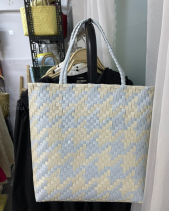 Túi Đan Hoạ Tiết Houndstooth Đeo Vai (Không Lót) - belovedbeyond.com