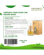 Ampoule Vàng Nano 24K Nature Book - belovedbeyond.com